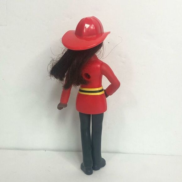 2019 mcdonalds career mini barbie fire fighter mattel happy meal toy 5 inches - Picture 3 of 5